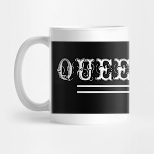 Queen bee typographic designed Mug